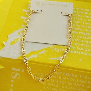 Kendra Scott Bailey Chain Necklace - Gold New
